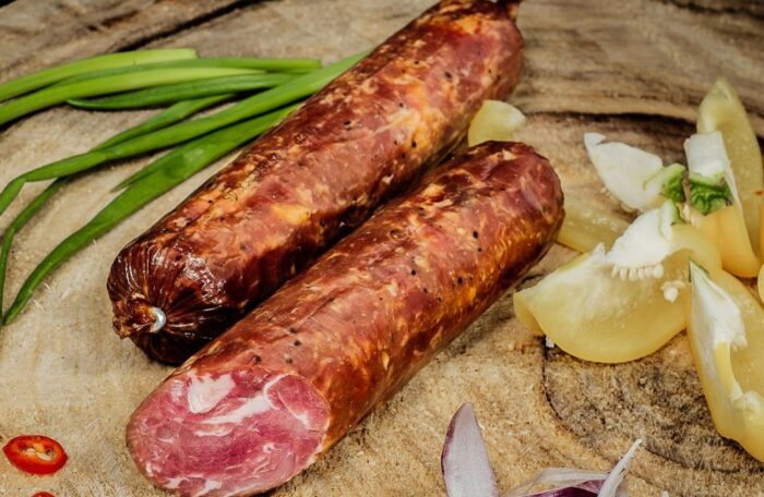Сирокопчена ковбаса “Міланська” ТМ Діброва